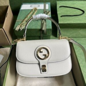 GUCCI OPHIDIA GG SLING BAG (WHITE) WITH OG BOX