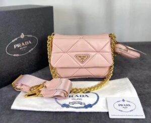 PRADA SYSTEM NAPPA BAG WITH OG BOX (PINK)