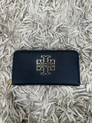 TORY BURCH ZIPPER WALLET ( BLACK )
